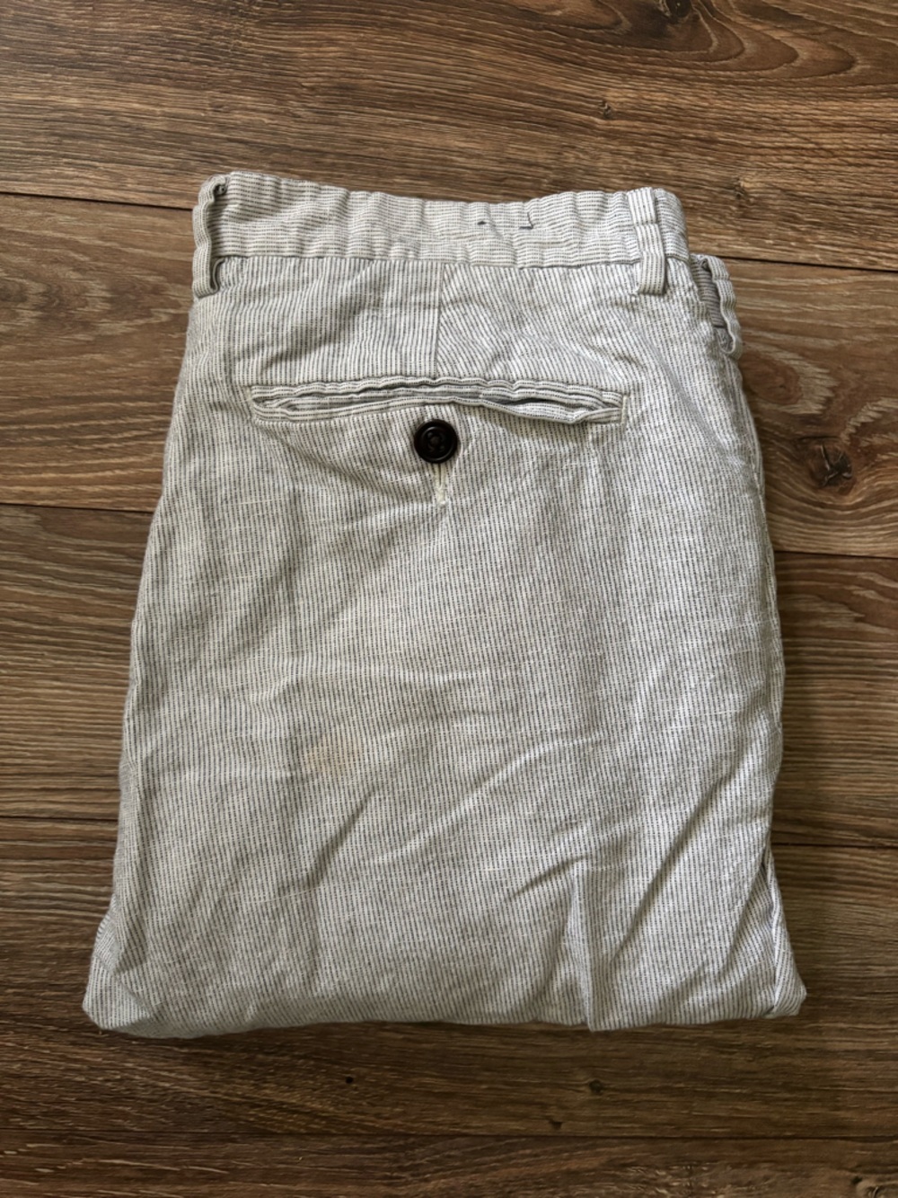 JCREW BOWERY Men’s Slim Gray Striped Casual Pants